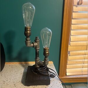 Industrial Pipe Table Lamp